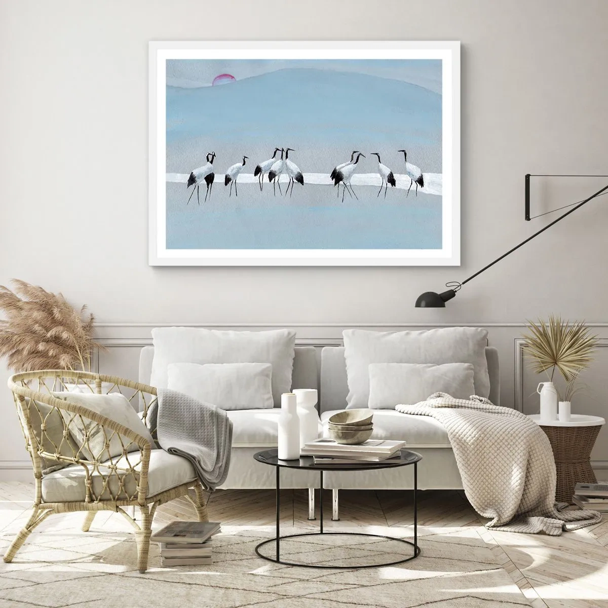 Poster în ramă albă - După o zi fierbinte - 50x40 cm