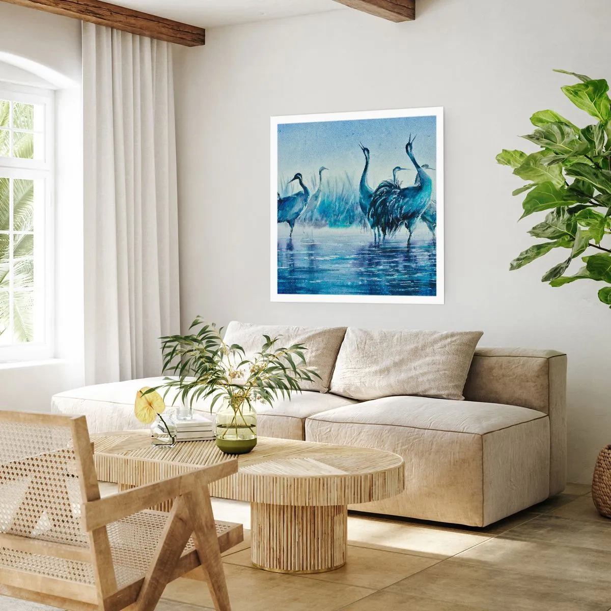 Poster - Întâlnirea de dimineață - 60x60 cm