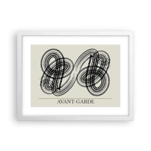 Poster în ramă albă - A apărut spontan - 40x30 cm