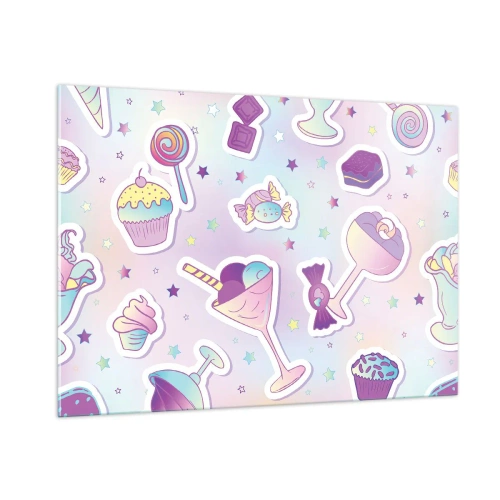 Tablou pe sticlă - Să ai o zi de naștere în fiecare zi - 100x70 cm