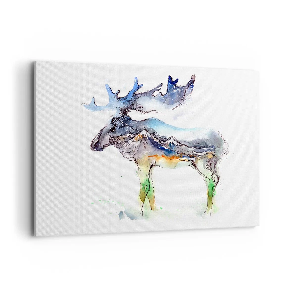 Tablou pe pânză - Eroul poveștii de iarnă - 100x70 cm