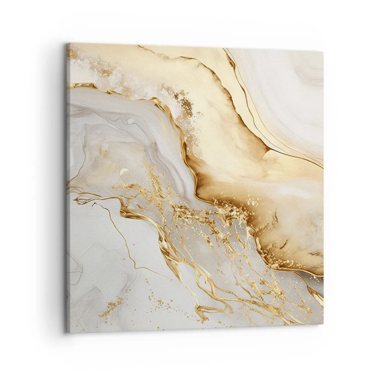 Tablou pe pânză - Abstracție: frumusețe și bunătate - 50x50 cm