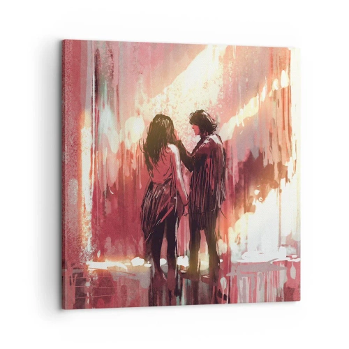 Tablou pe pânză - Spectacolul etern al iubirii - 60x60 cm