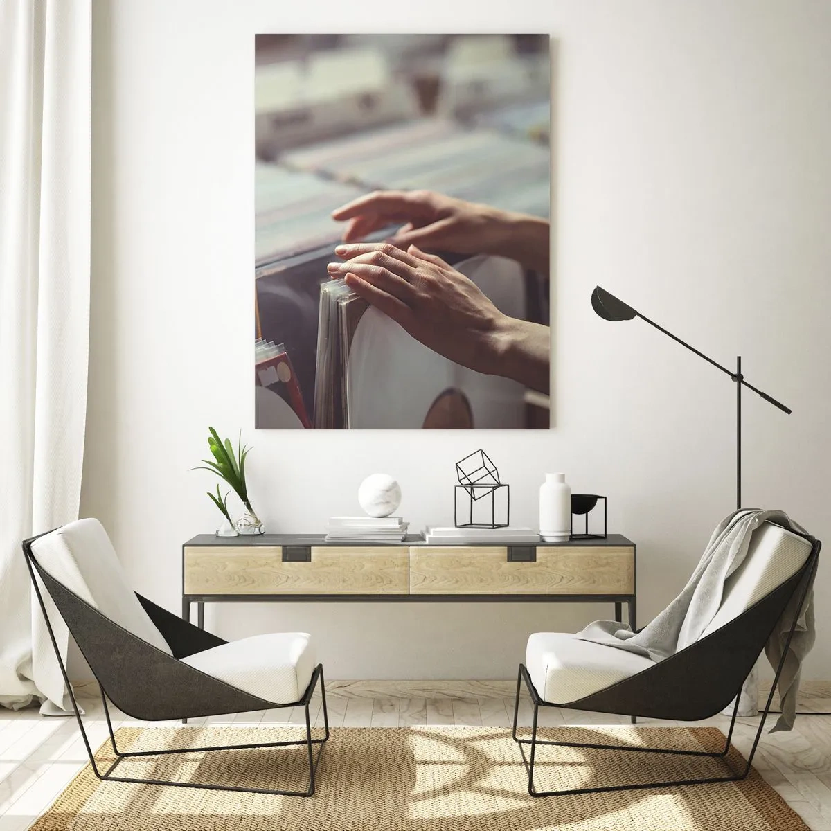 Tablou pe sticlă - În căutarea emoției - 80x120 cm