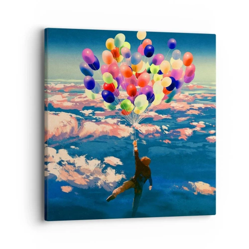 Tablou pe pânză - Un vis din copilărie devenit realitate - 40x40 cm