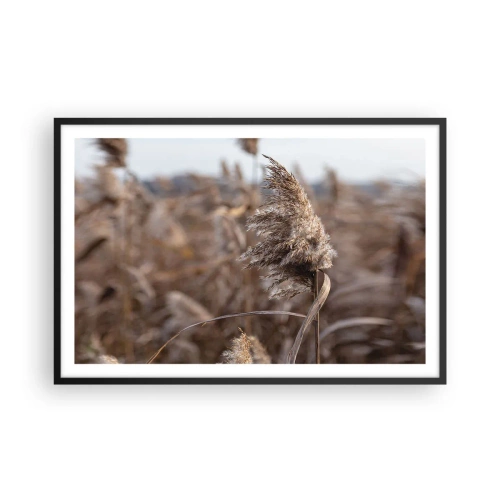 Poster în ramă neagră - E timpul să zbori cu vântul - 91x61 cm