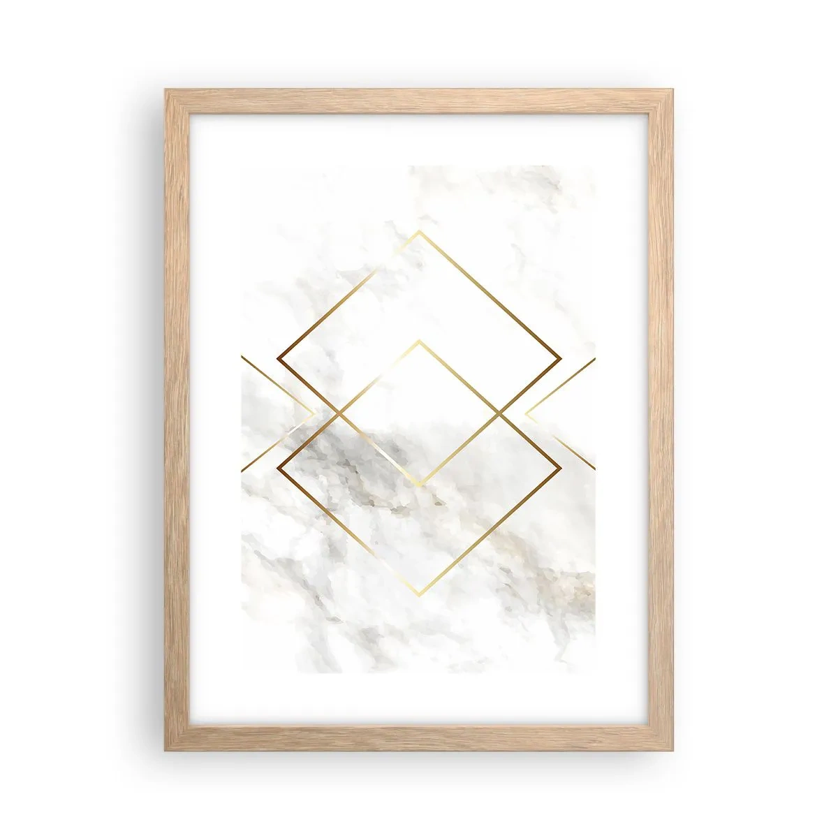 Poster în ramă de stejar deschis - Vedere spre infinit - 30x40 cm