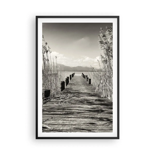 Poster în ramă neagră - În intimitatea ierburilor - 61x91 cm