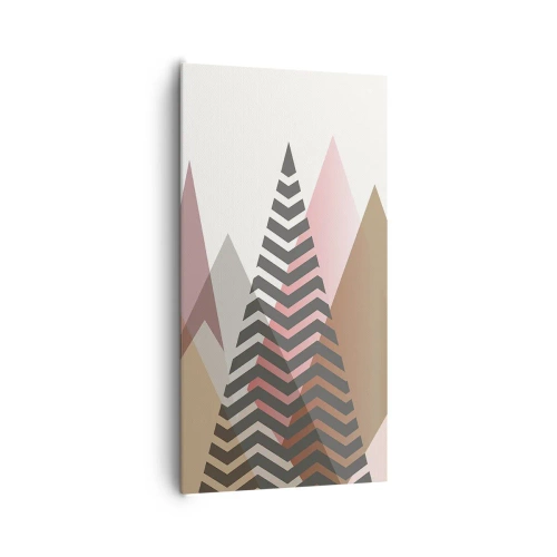 Tablou pe pânză - Construcție piramidală - 65x120 cm