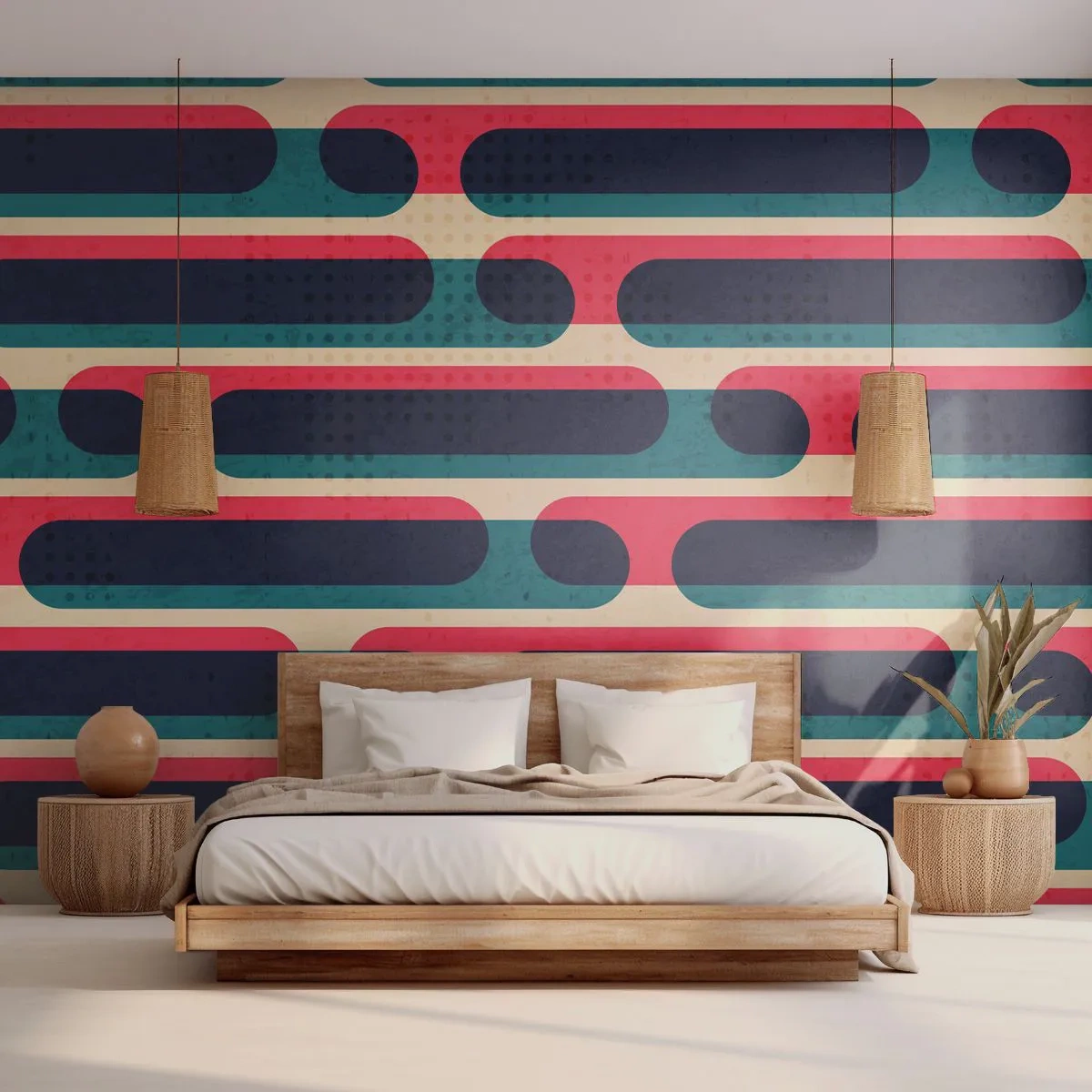 Tapet Standard Eco - Înăuntru și înainte - Abstracția, Bucată, Artă Modernă - 350x256 cm