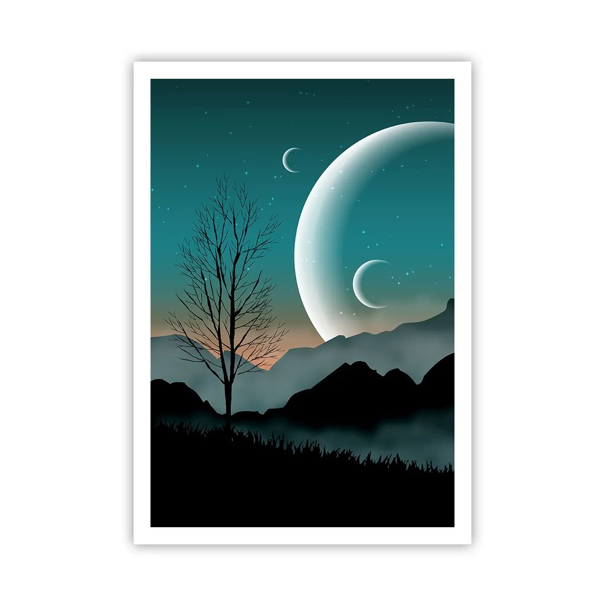 Poster - Carnavalul unei nopți înstelate - 70x100 cm