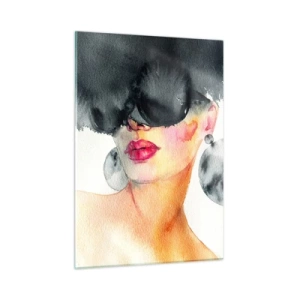 Tablou pe sticlă - Secretul eleganței - 50x70 cm