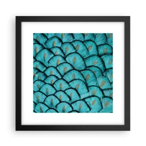 Poster în ramă neagră - Marea gală a penelor - 30x30 cm