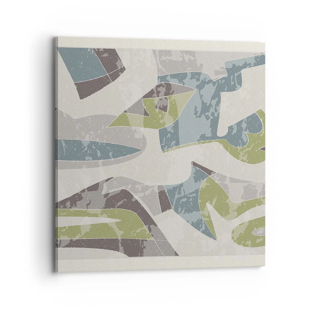 Tablou pe pânză - Compoziție din spatele geamului - 70x70 cm