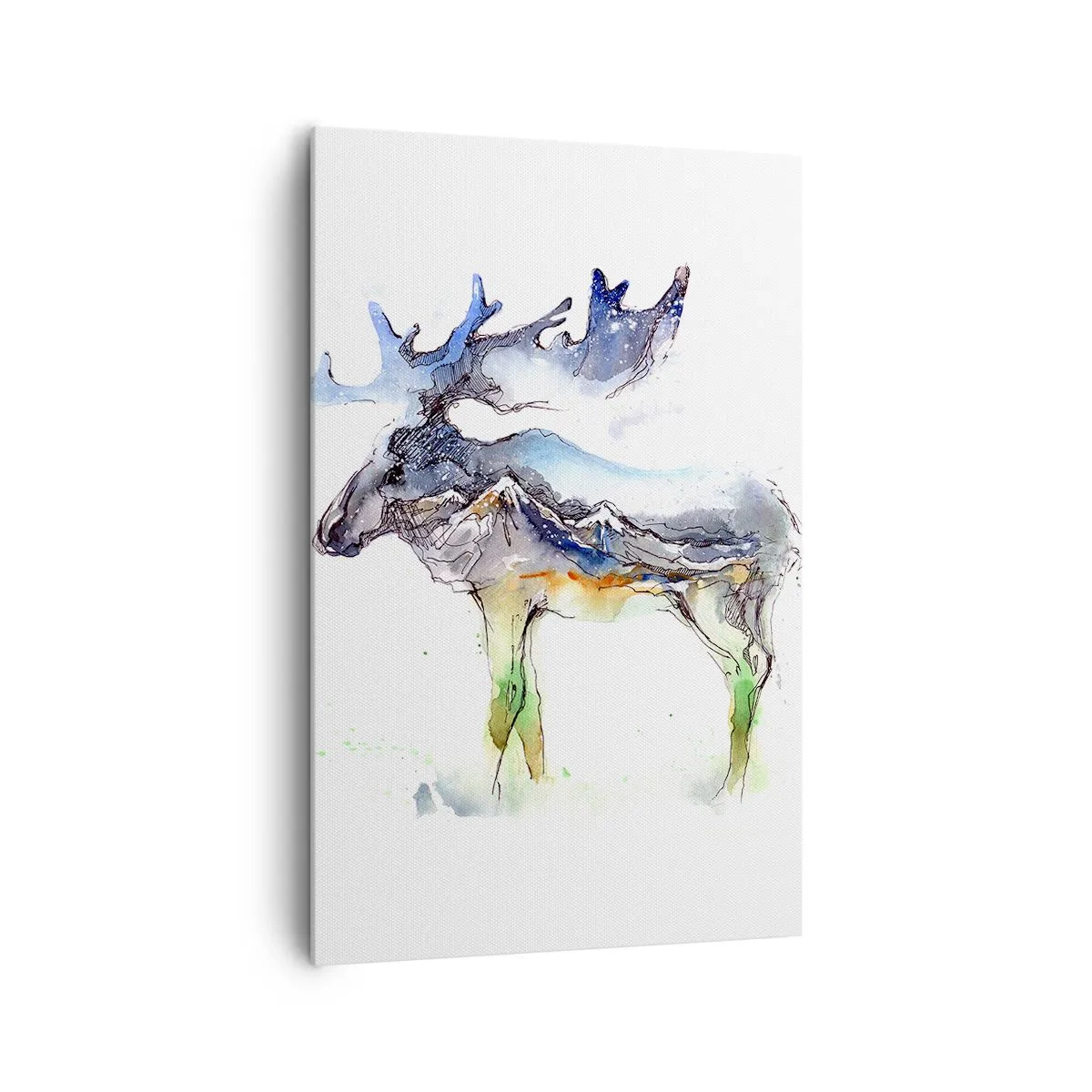 Tablou pe pânză - Eroul poveștii de iarnă - 80x120 cm