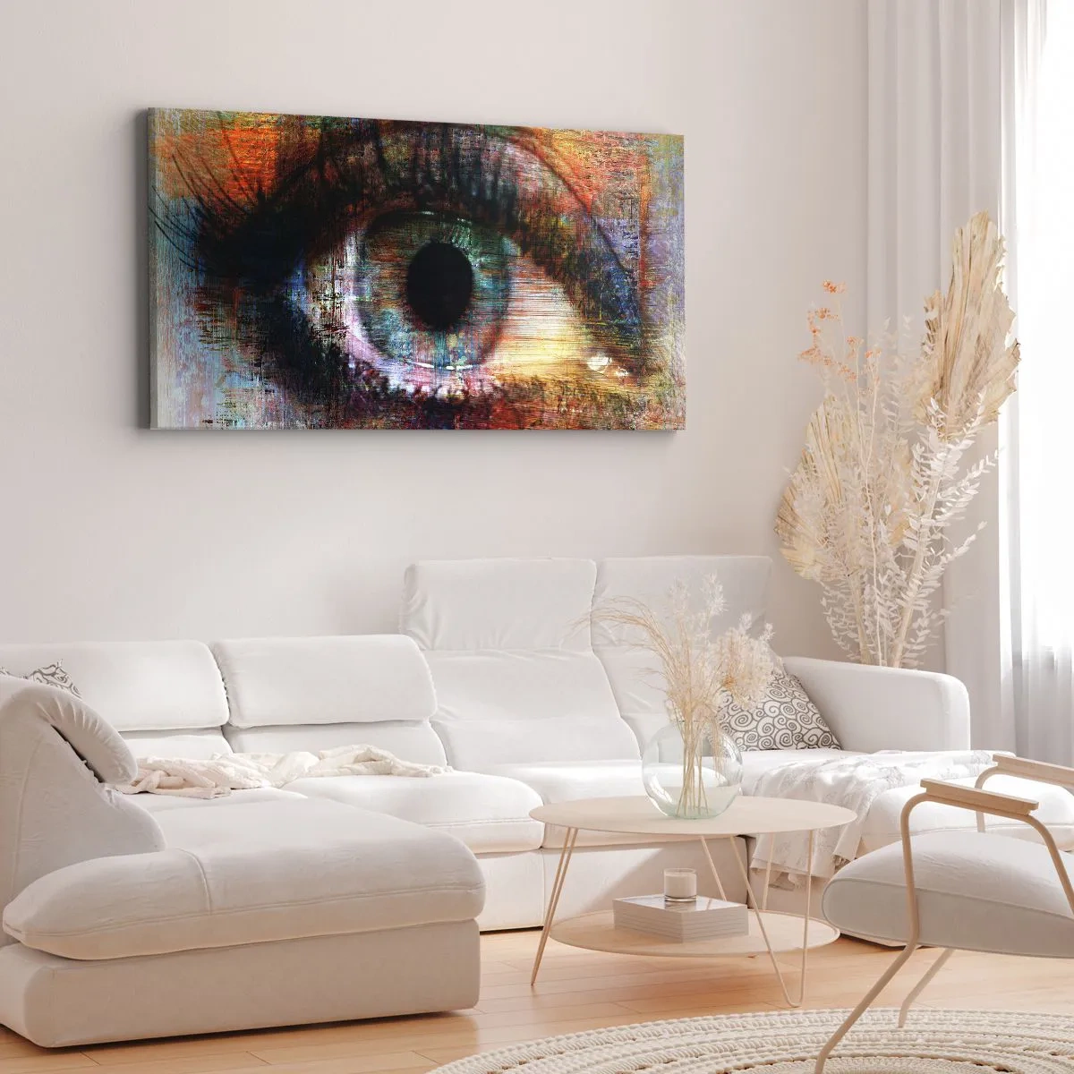 Tablou pe pânză - Poți privi în suflet - 90x30 cm