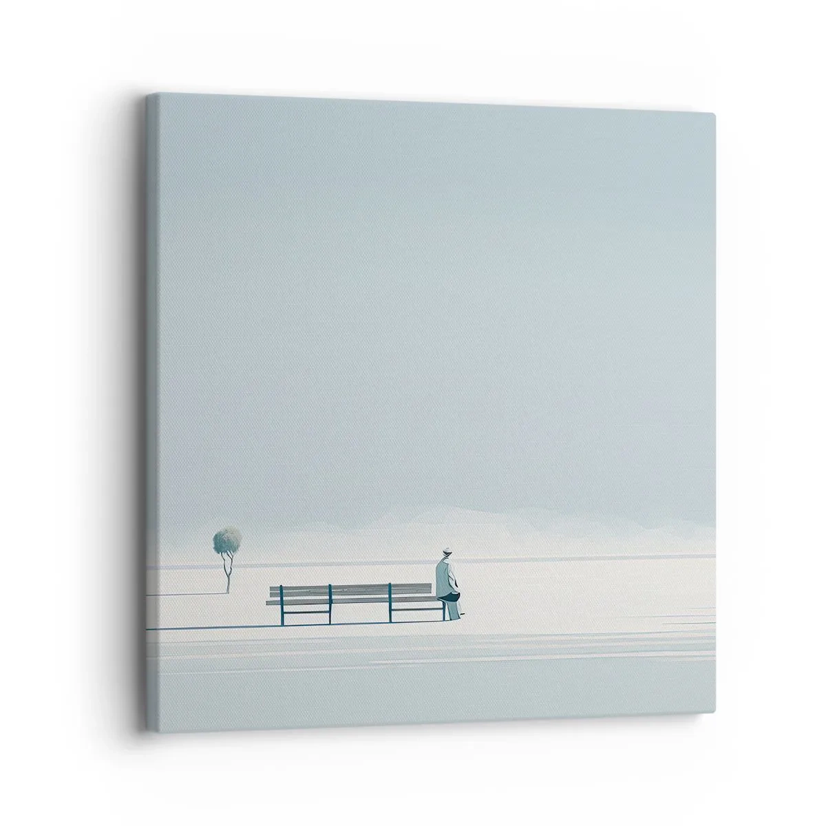 Tablou pe pânză - Da, aștept. - 30x30 cm