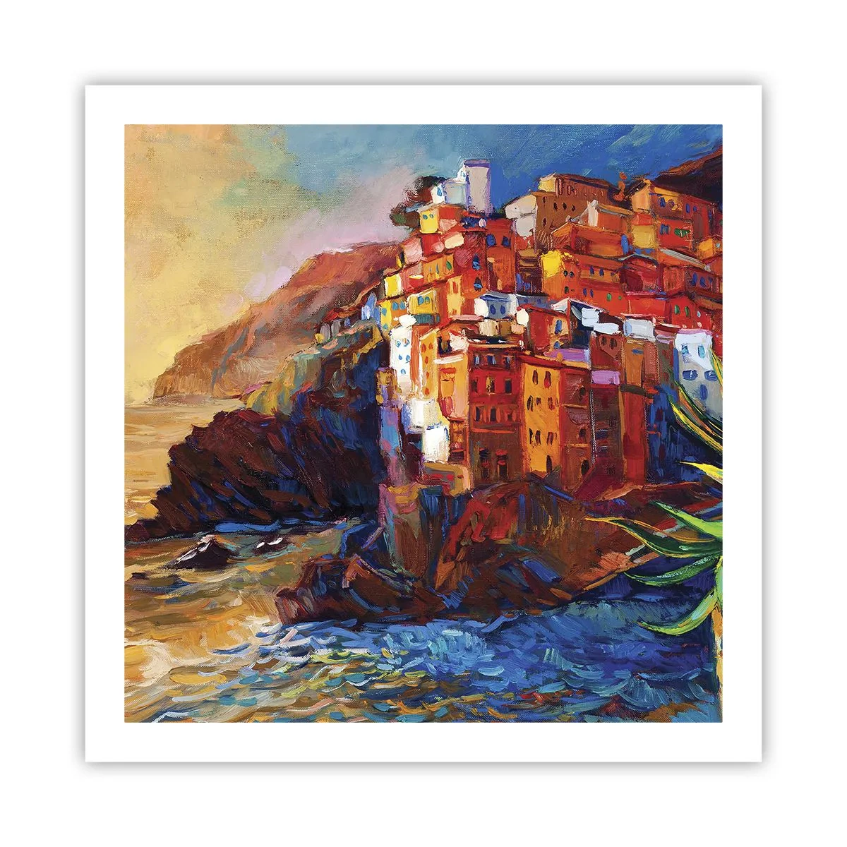 Poster - Oraș italian de vis - 60x60 cm