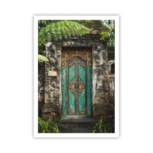 Poster - O ușă către o lume exotică - 70x100 cm