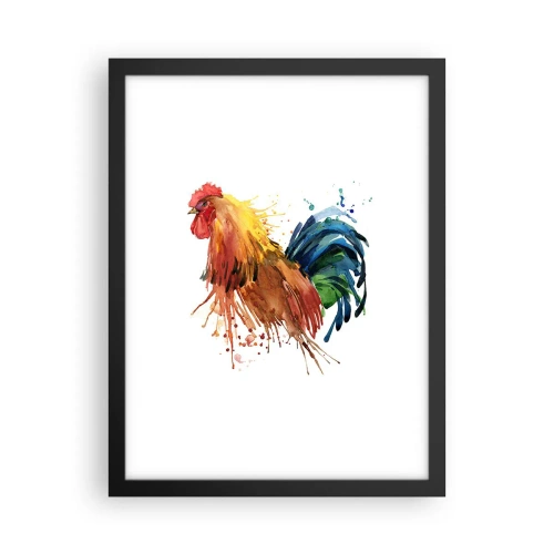Poster în ramă neagră - Haina regală, mândria regală - 30x40 cm