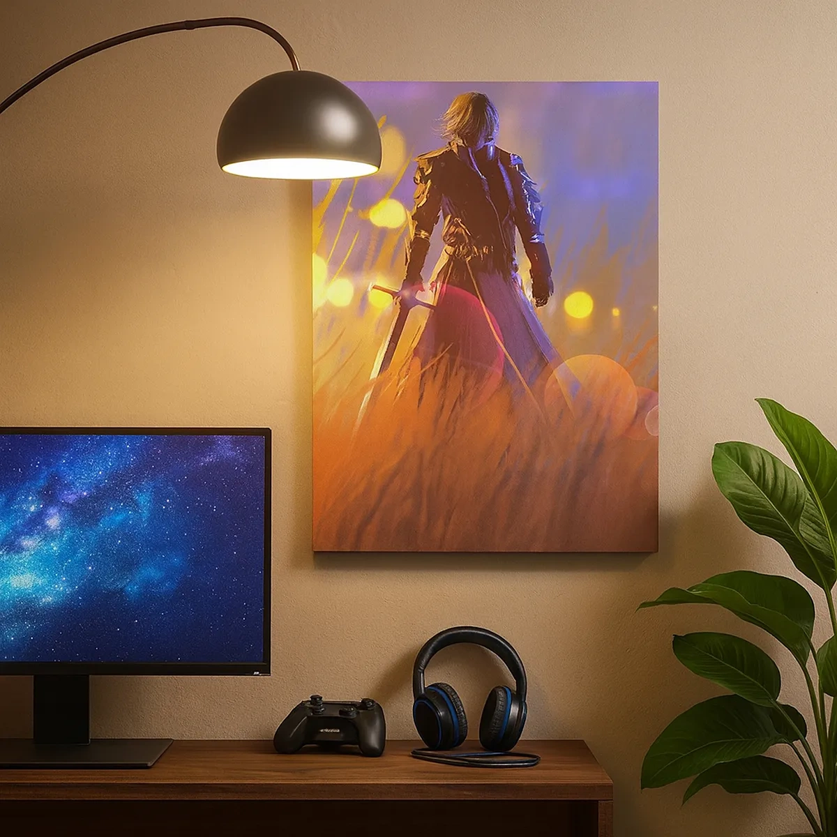 Tablou pe pânză - Cavalerul greșit - 50x70 cm