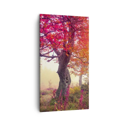 Tablou pe pânză - O frenezie de înflorire - 45x80 cm