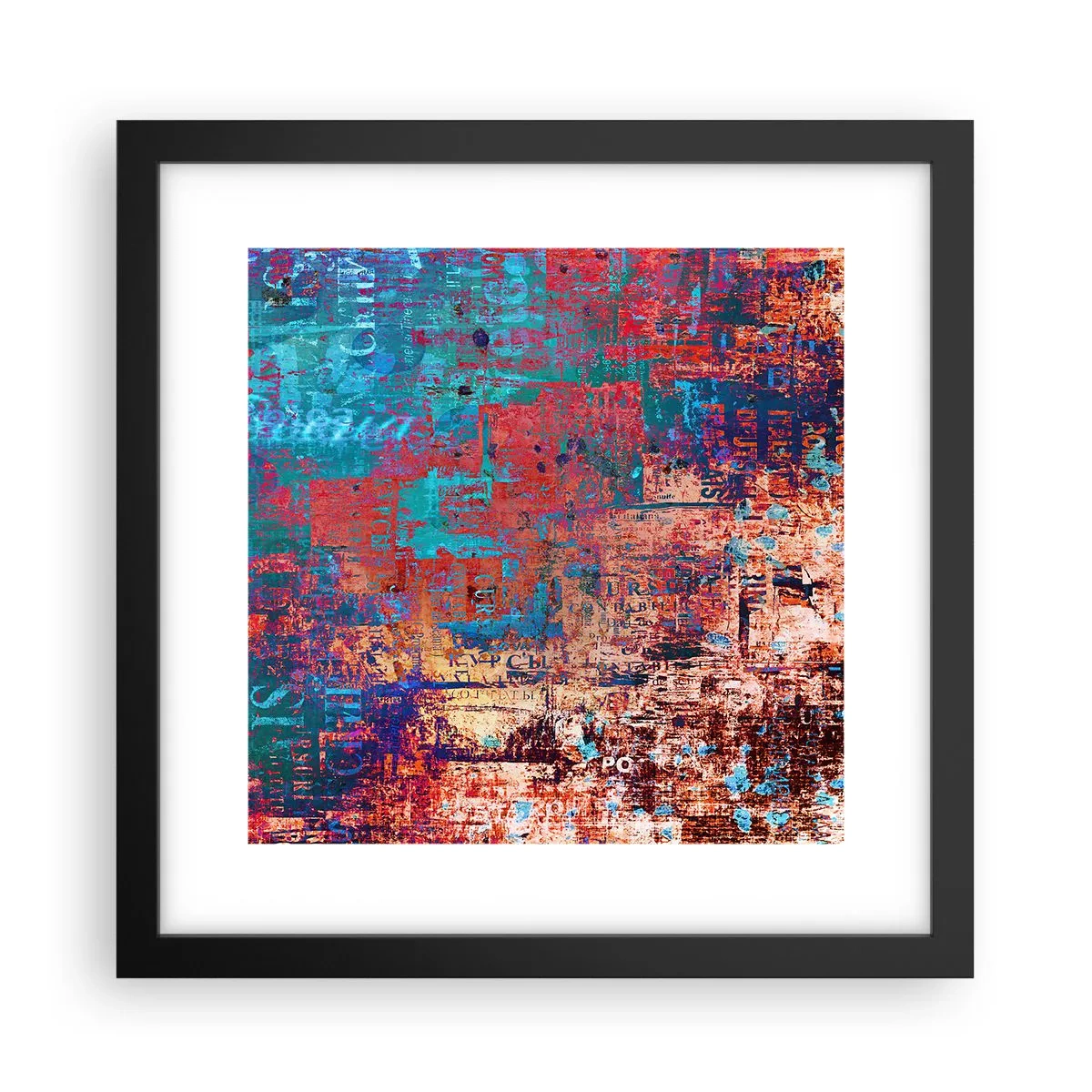Poster în ramă neagră - Memorie și uitare - 30x30 cm