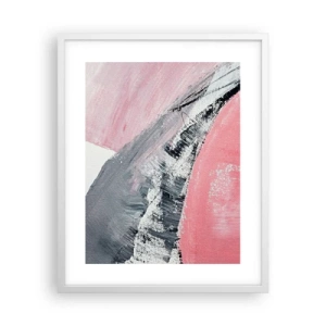 Poster în ramă albă - Compoziție adaptată - 40x50 cm