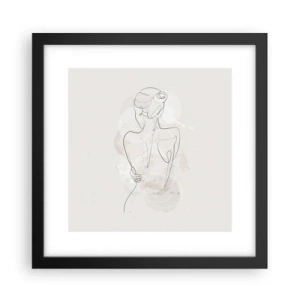 Poster în ramă neagră - Ca un instrument sensibil - 30x30 cm