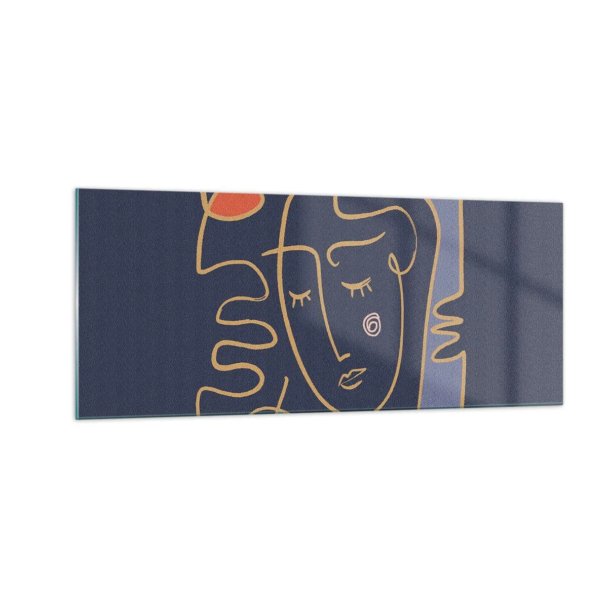 Tablou pe sticlă - În reverie - 100x40 cm