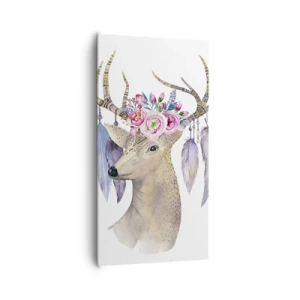 Tablou pe pânză - Ghidul sufletului - blând, inocent - 65x120 cm