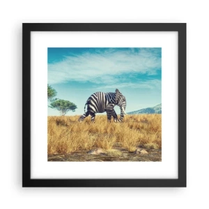 Poster în ramă neagră - Griul nu mai este la modă - 30x30 cm