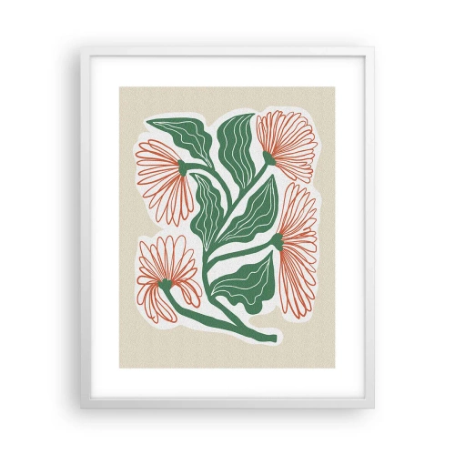 Poster în ramă albă - Folclor modern - 40x50 cm