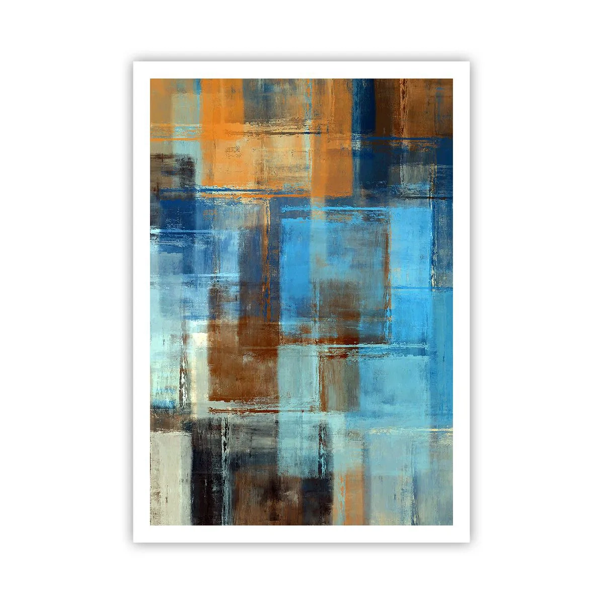 Poster - Prin valul albastru - 70x100 cm