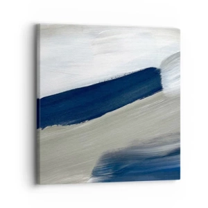 Tablou pe pânză - Întâlnire cu albul - 30x30 cm