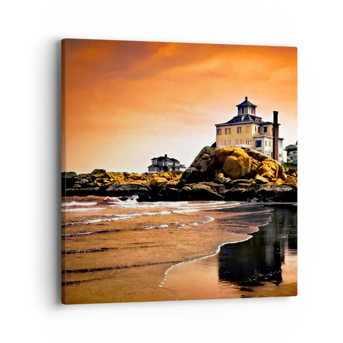 Tablou pe pânză - Eleganța coastei de vest - 40x40 cm