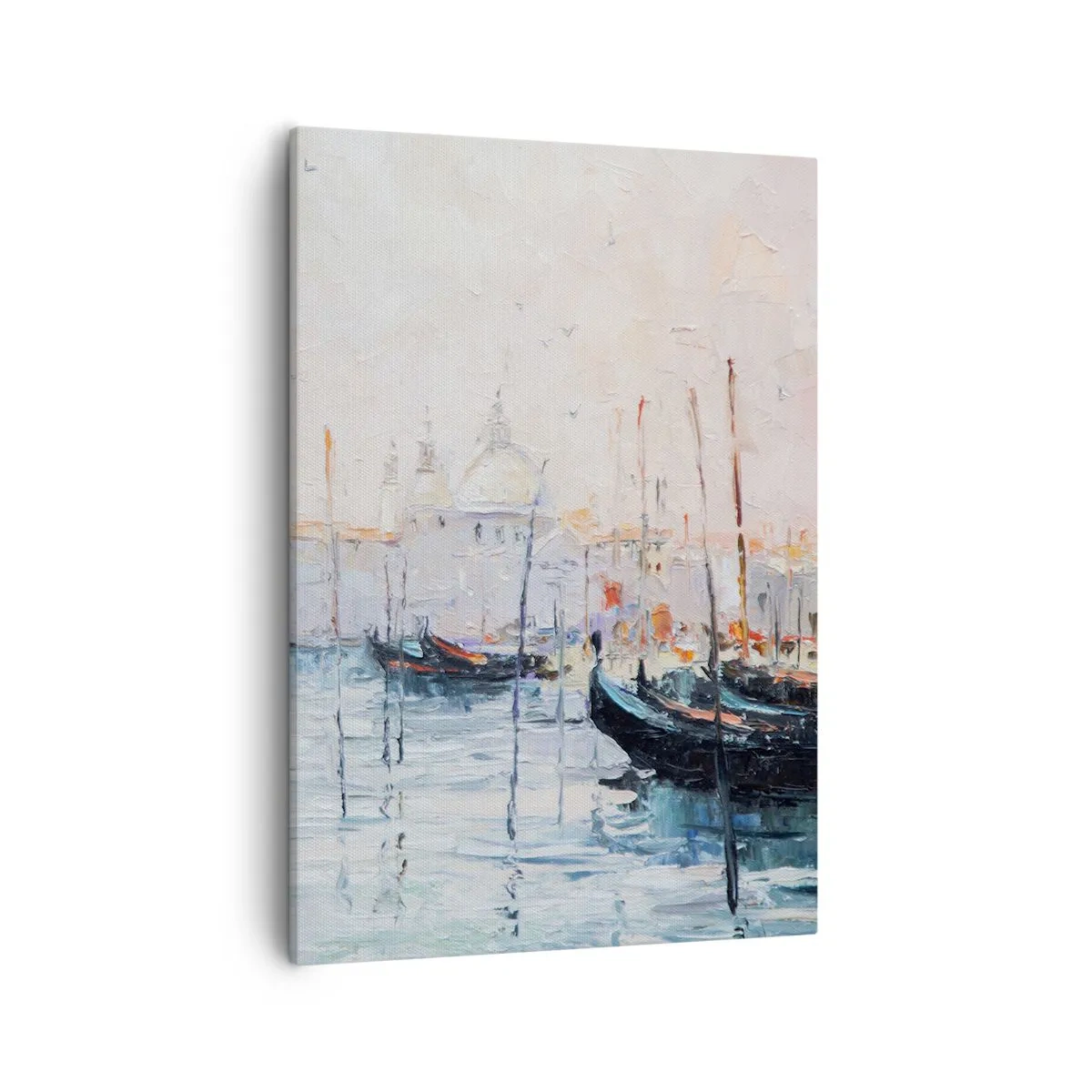 Tablou pe pânză - În spatele apei, în spatele ceții - 50x70 cm
