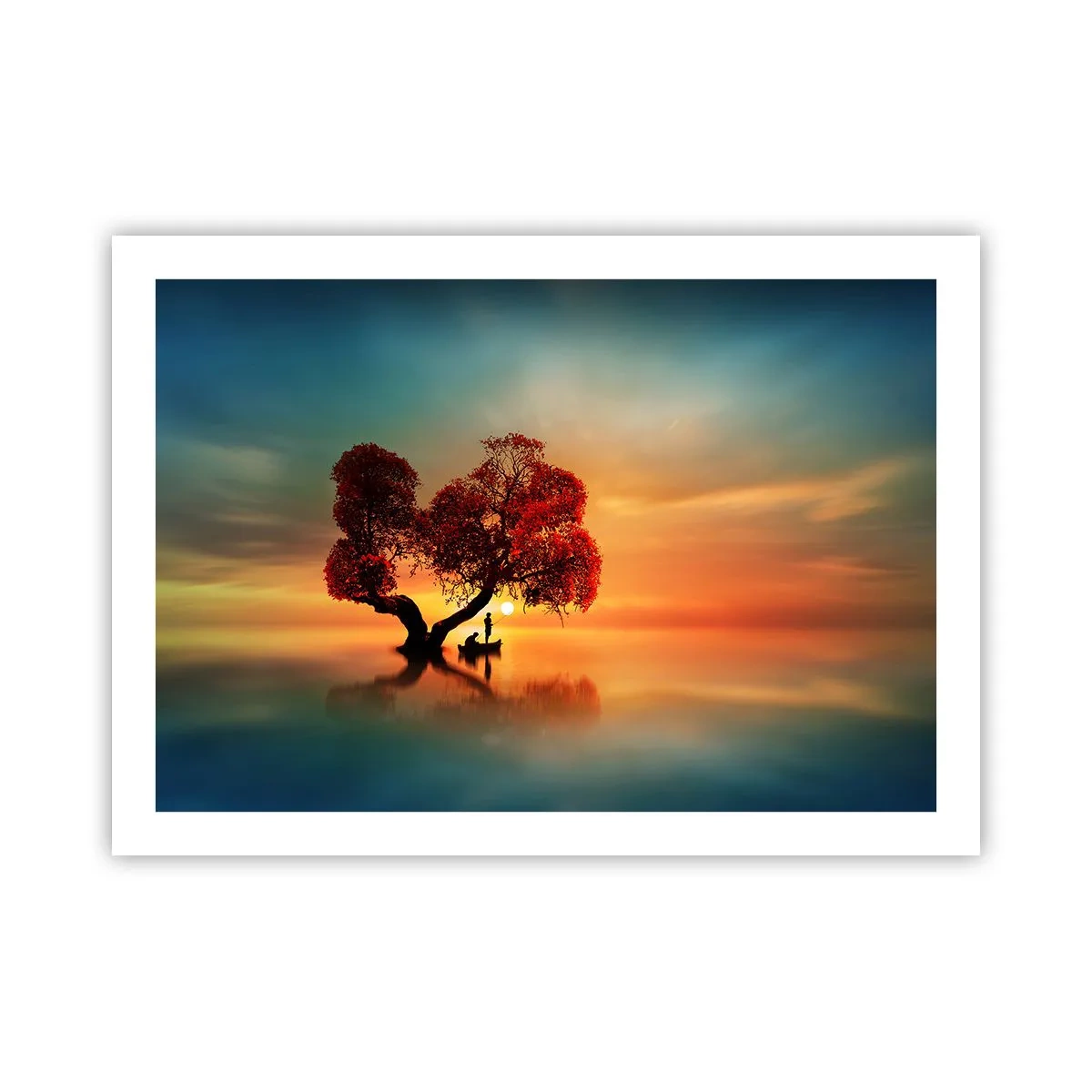 Poster - Lume îndepărtată și tăcută - 70x50 cm