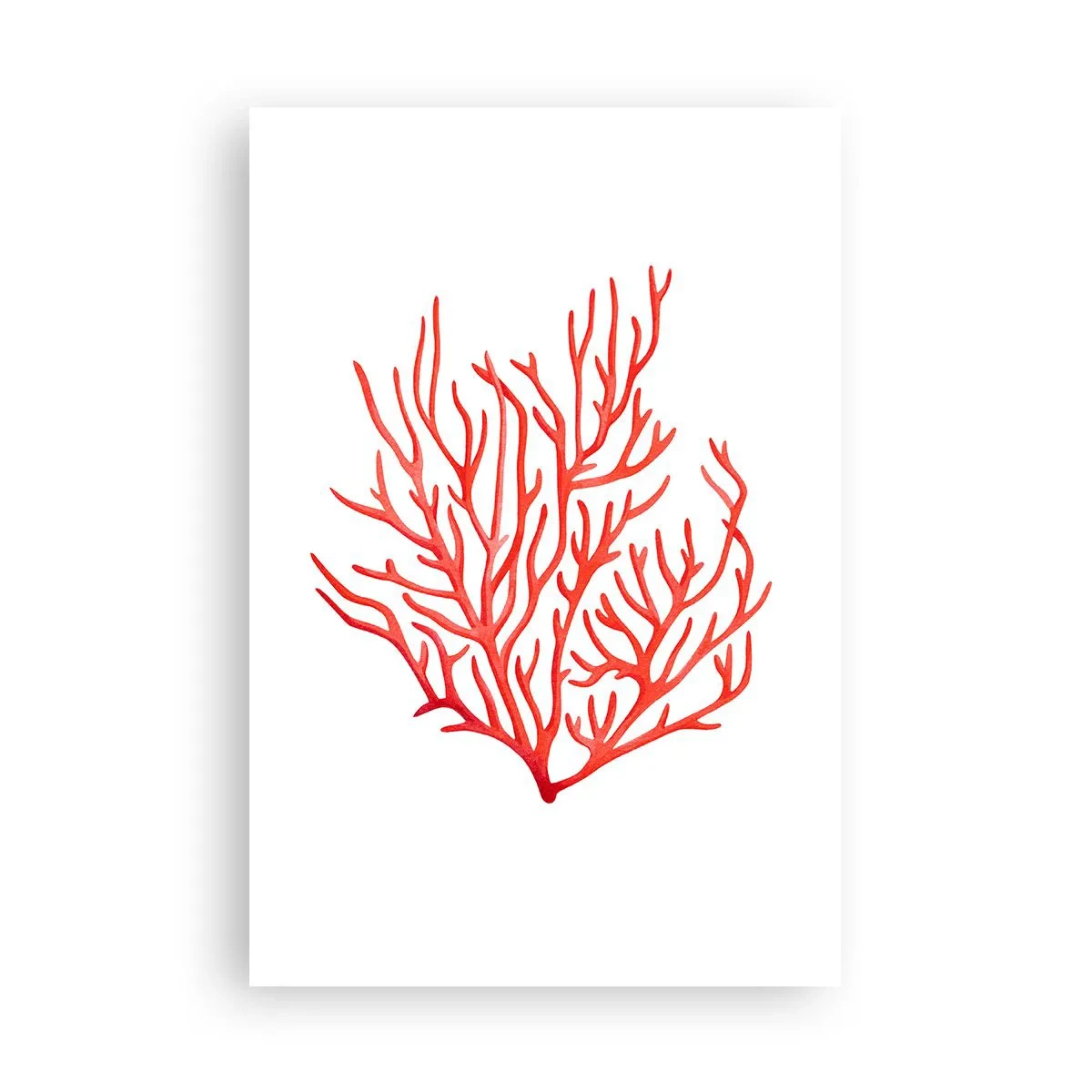 Poster - Coral filigranat - 61x91 cm
