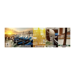 Mostră tapet Premium Canvas - Înainte de a începe agitația - Veneția, Oraș, Arhitectură - 100x30 cm