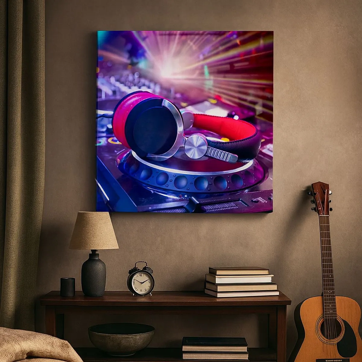 Tablou pe pânză - Imediat începe distracția - 30x30 cm