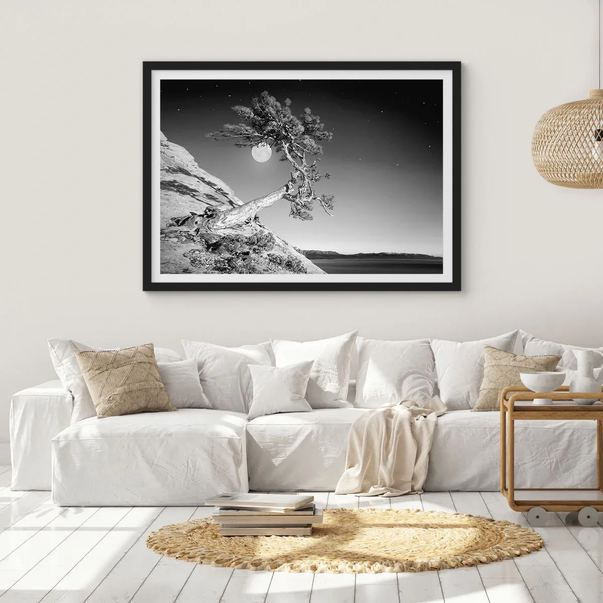 Poster în ramă neagră - Războinicul victorios - 100x70 cm