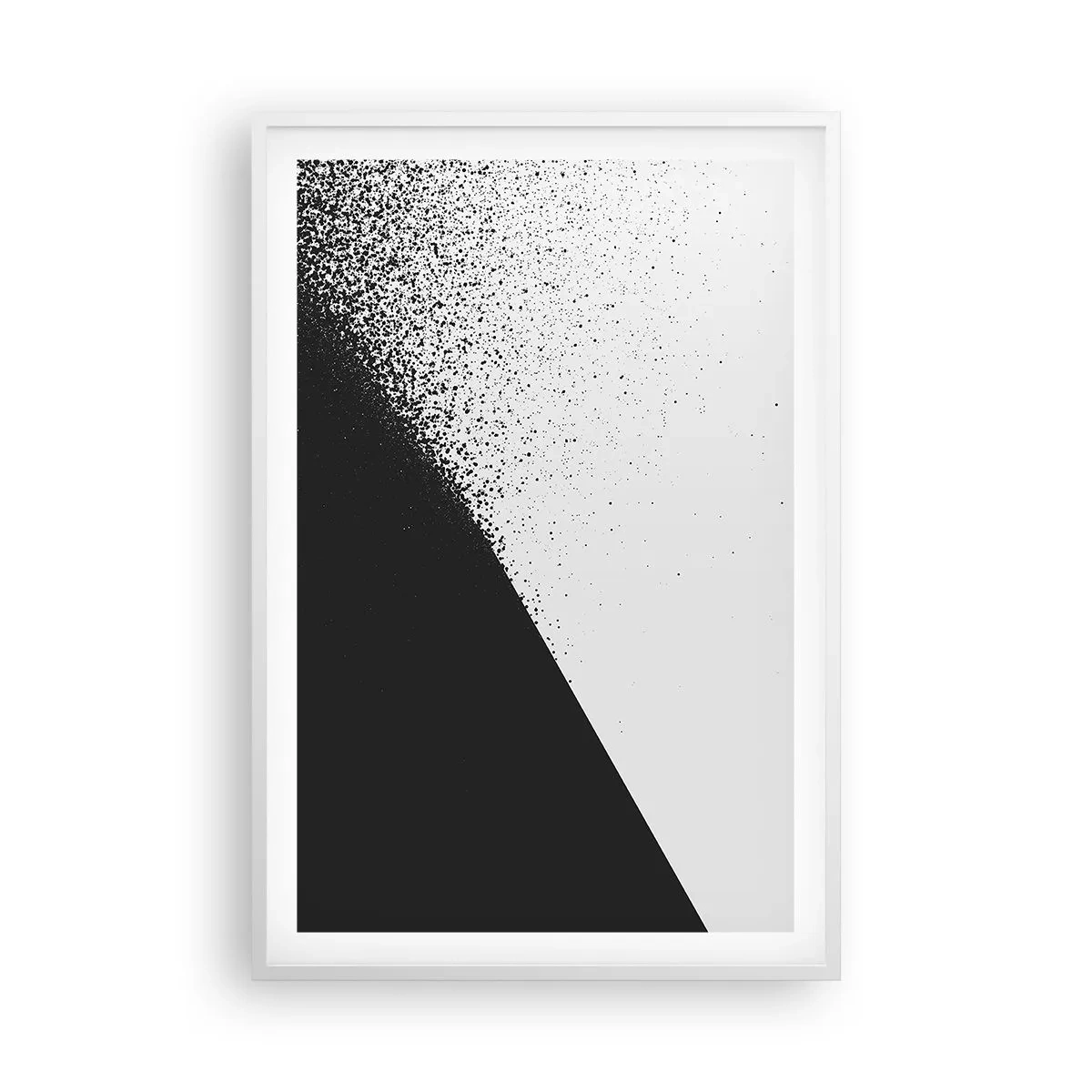 Poster în ramă albă - Din ce în ce mai repede, din ce în ce mai mult - 61x91 cm