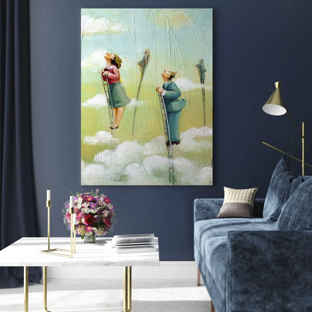 Tablou pe sticlă - Urmează-ți visul - 80x120 cm