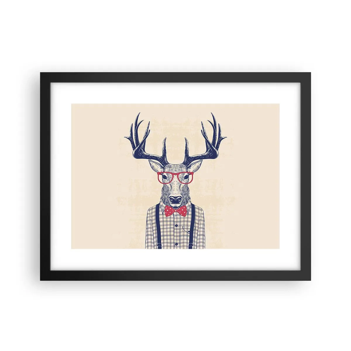 Poster în ramă neagră - O extravaganță jucăușă - 40x30 cm