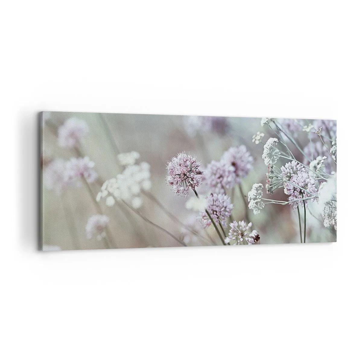 Tablou pe pânză - Ierburi dulci filigranate - 100x40 cm