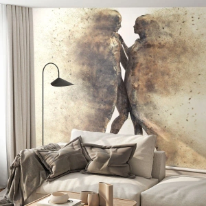 Tapet Premium Canvas - Din praf s-au ridicat la iubire - Abstracția, Femeie și Bărbat, Dragoste - 250x175 cm