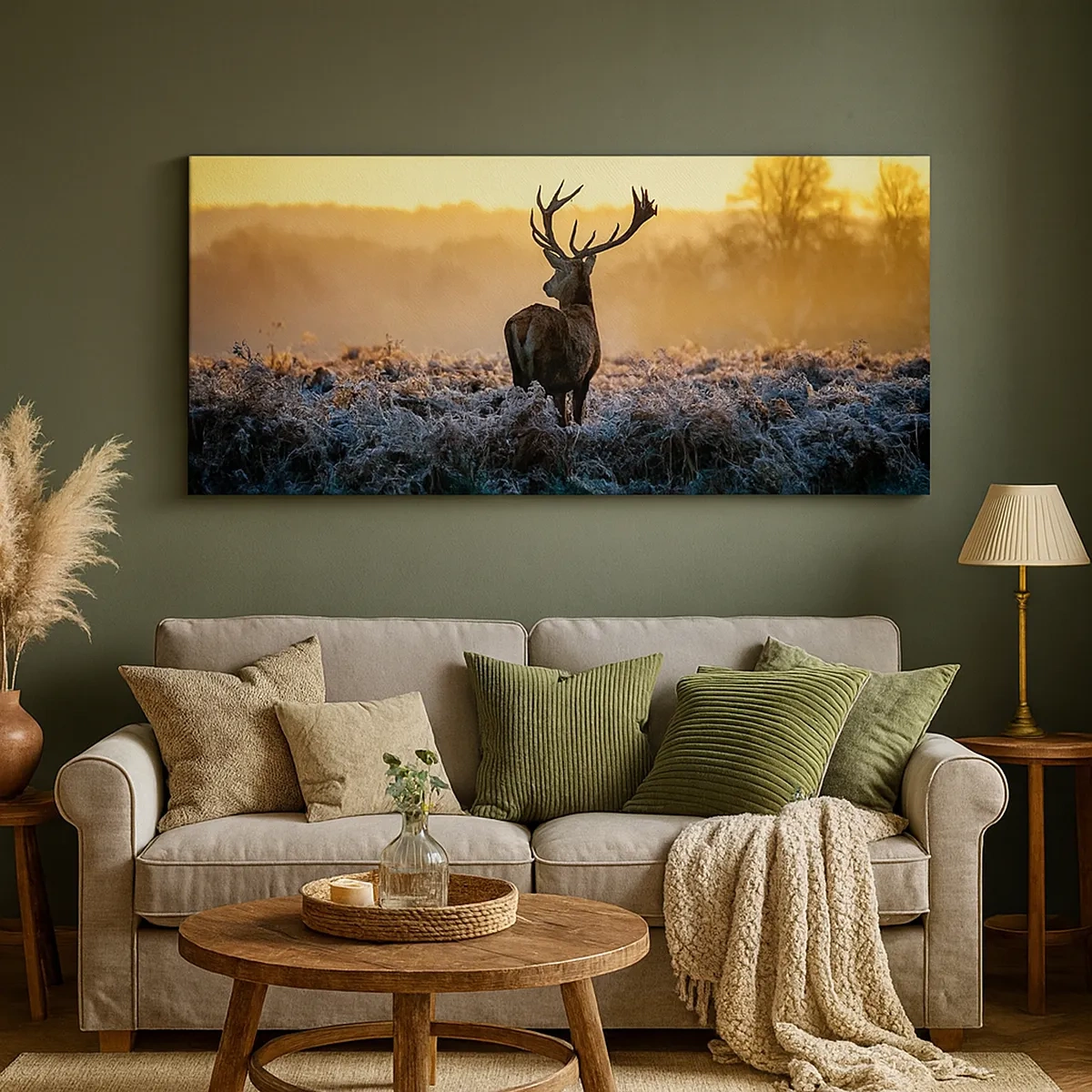 Tablou pe pânză - Încoronat pe domeniul său - 30x30 cm