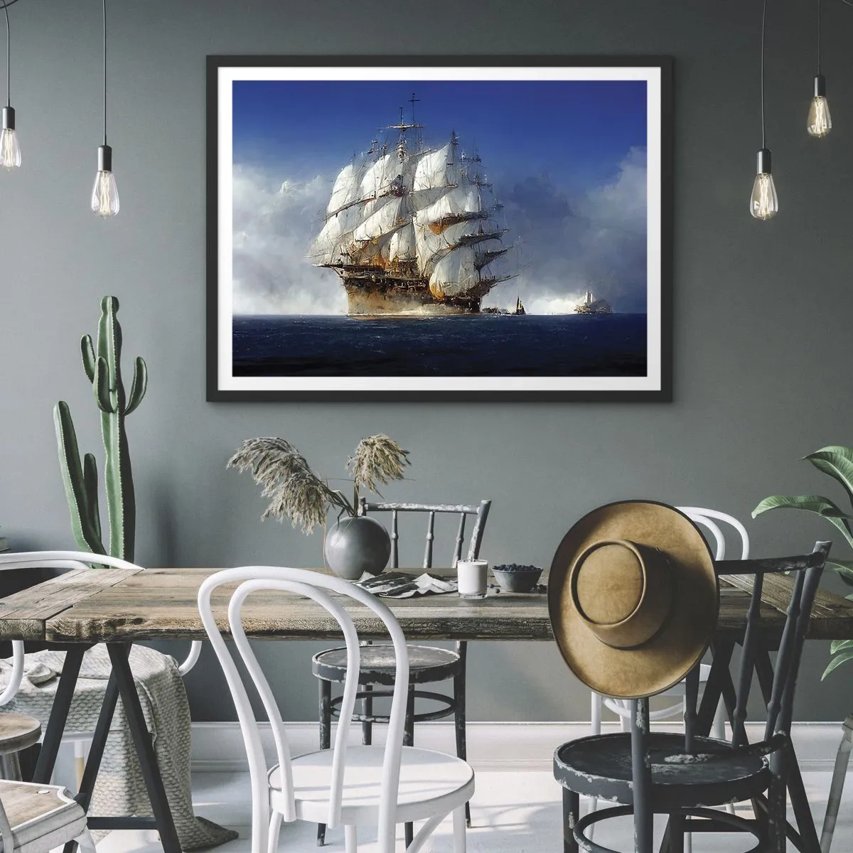 Poster în ramă neagră - The great glory! - 50x40 cm