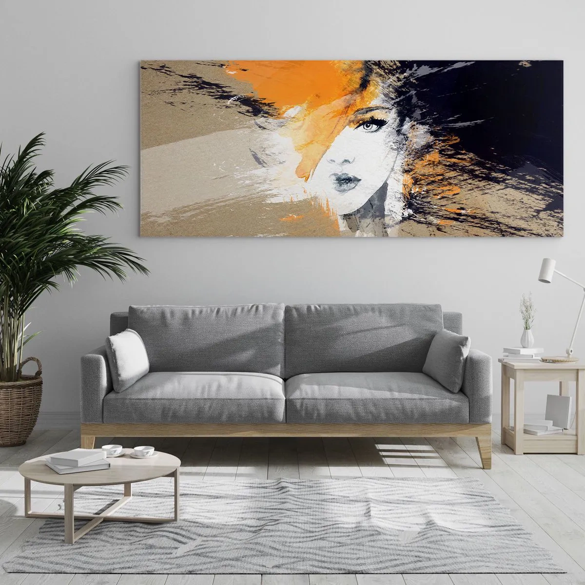 Tablou pe sticlă - Și se face lumină - 90x30 cm